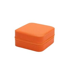Orange Jewelry Mini Travel Case